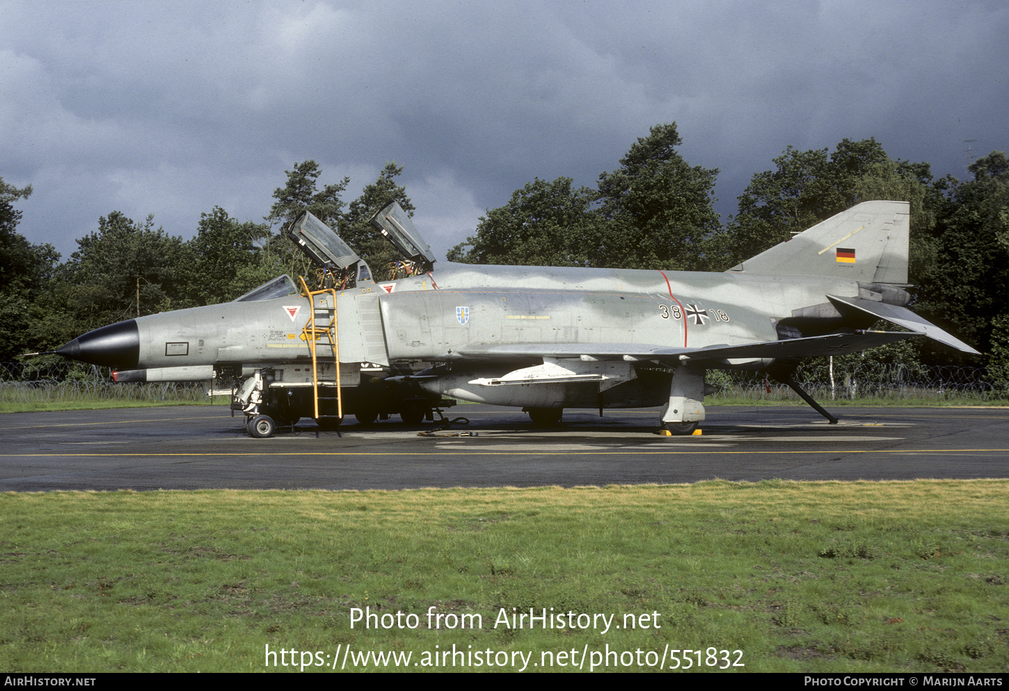 Aircraft Photo of 3818 | McDonnell Douglas F-4F Phantom II | Germany - Air Force | AirHistory.net #551832