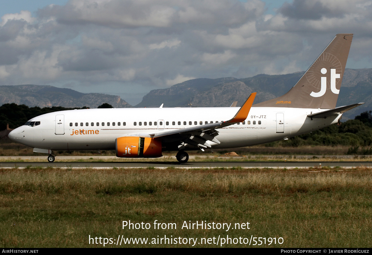 Aircraft Photo of OY-JTZ | Boeing 737-73S | Jettime | AirHistory.net #551910