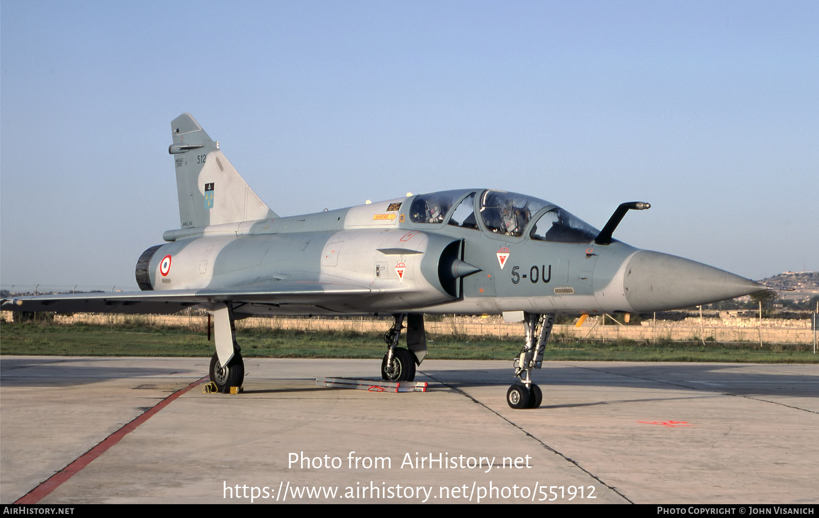 Aircraft Photo of 512 | Dassault Mirage 2000B | France - Air Force | AirHistory.net #551912