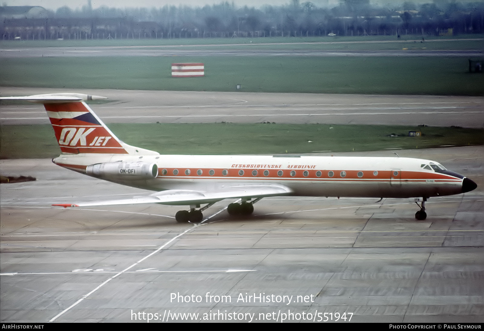 Aircraft Photo of OK-DFI | Tupolev Tu-134A | ČSA - Československé Aerolinie - Czechoslovak Airlines | AirHistory.net #551947