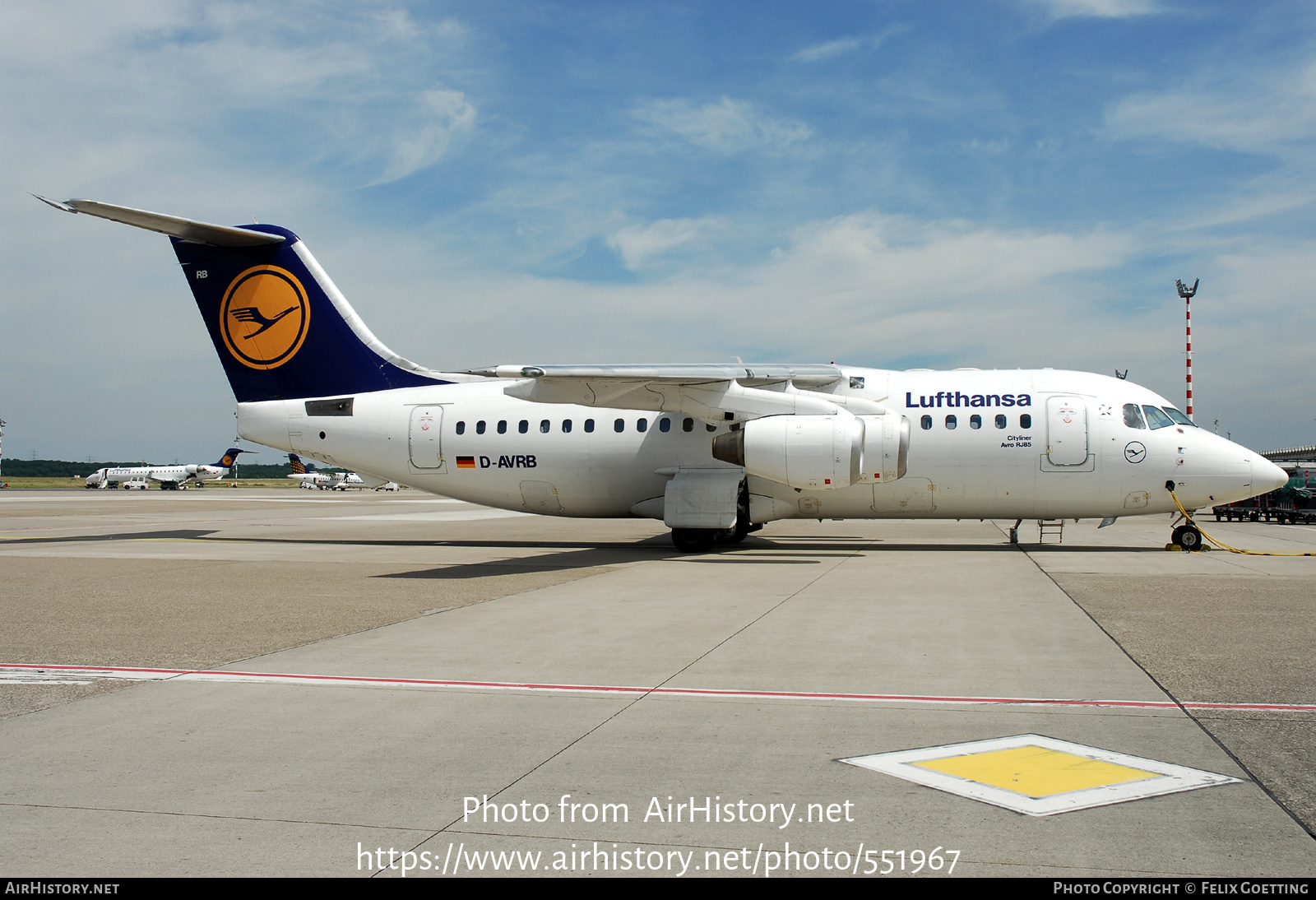 Aircraft Photo of D-AVRB | British Aerospace Avro 146-RJ85 | Lufthansa | AirHistory.net #551967