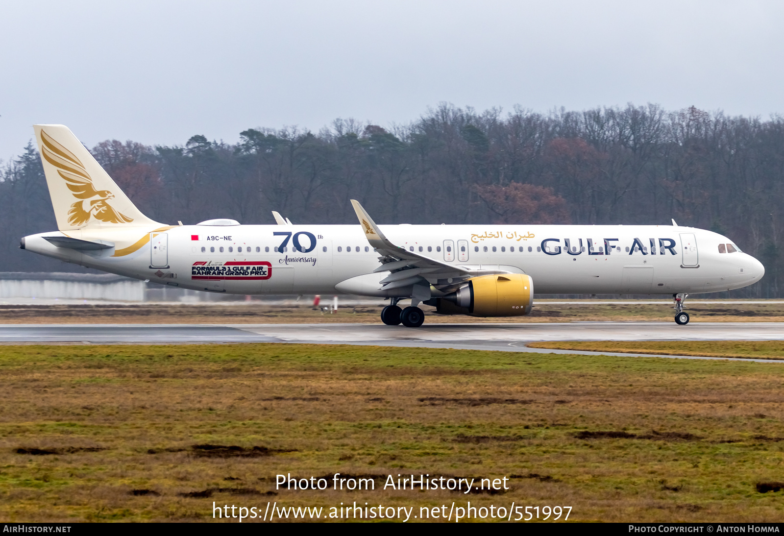 Aircraft Photo of A9C-NE | Airbus A321-253NX | Gulf Air | AirHistory.net #551997