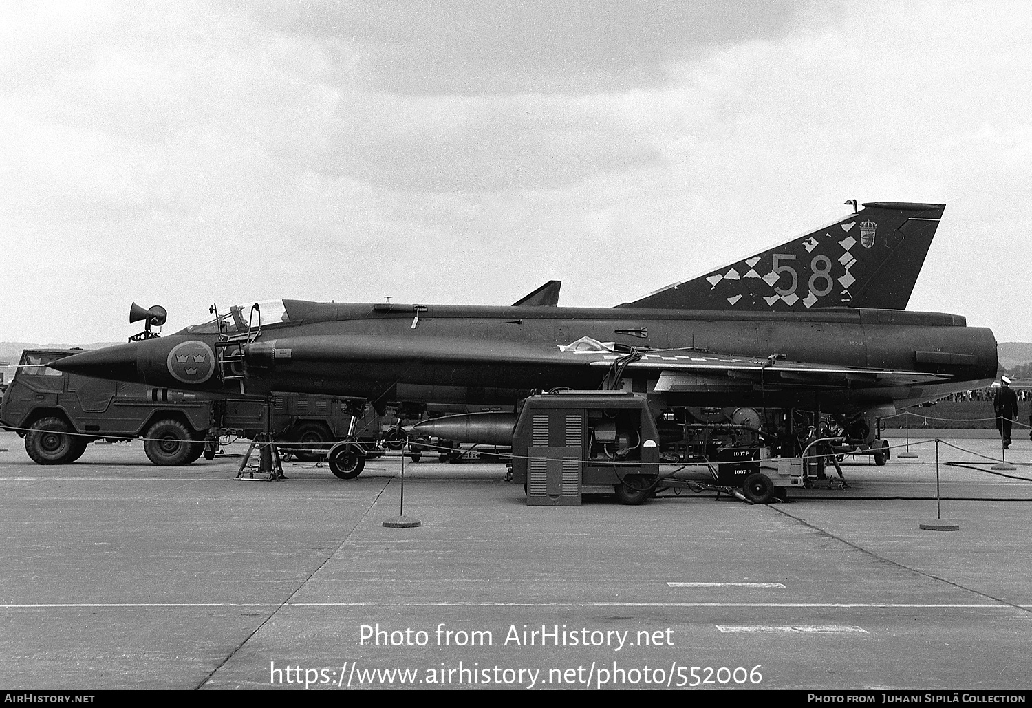 Aircraft Photo of 35358 | Saab J35F-2 Draken | Sweden - Air Force | AirHistory.net #552006