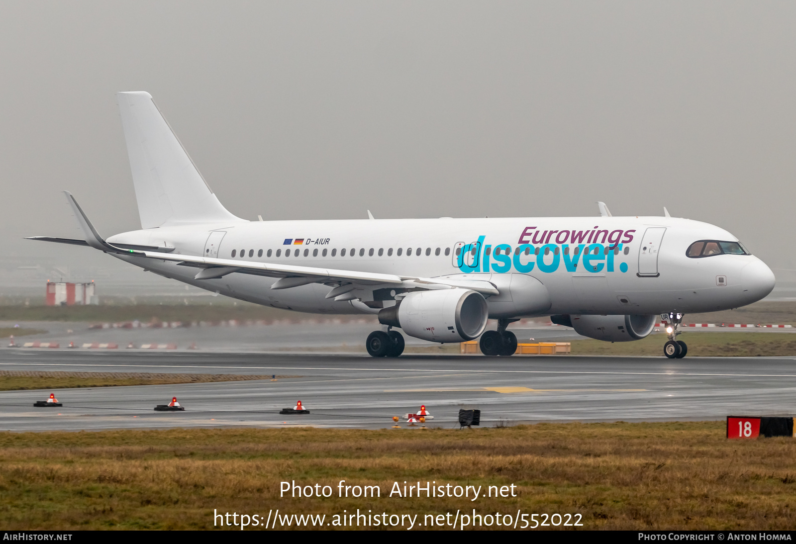 Aircraft Photo of D-AIUR | Airbus A320-214 | Eurowings Discover | AirHistory.net #552022