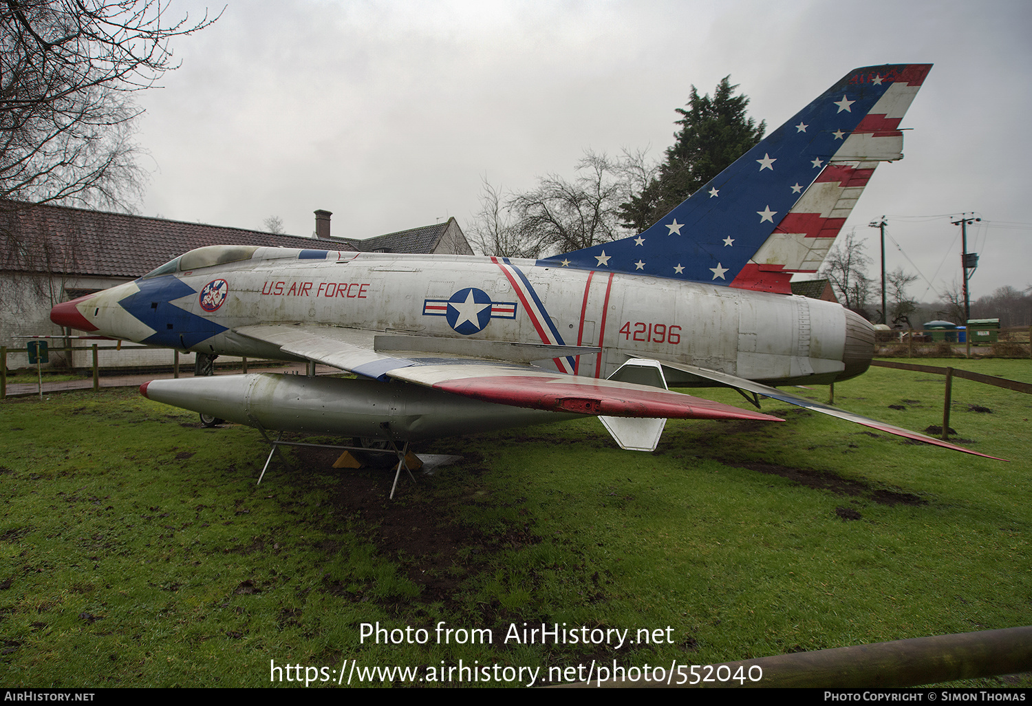 Aircraft Photo of 54-2196 / 42196 | North American F-100D Super Sabre | USA - Air Force | AirHistory.net #552040