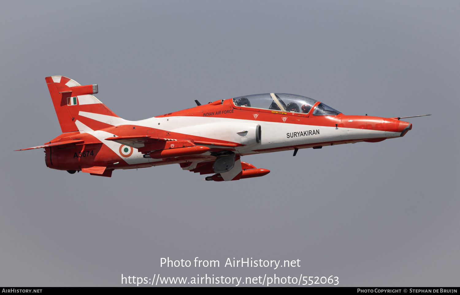 Aircraft Photo of A3674 | BAE Systems Hawk 132 | India - Air Force | AirHistory.net #552063