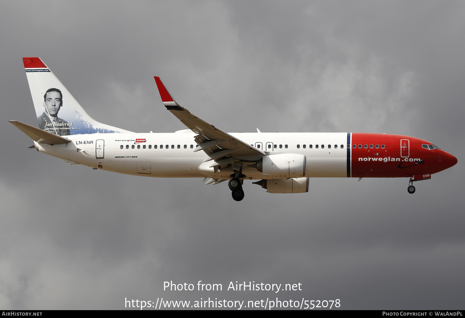 Aircraft Photo of LN-ENR | Boeing 737-800 | Norwegian | AirHistory.net #552078