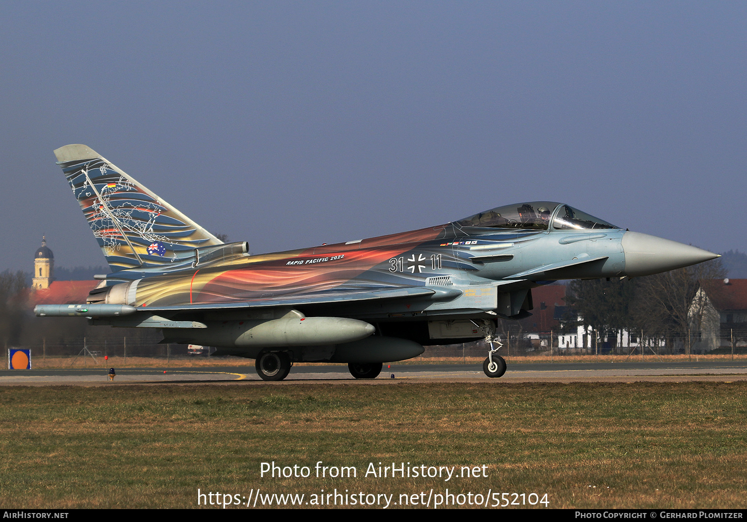 Aircraft Photo of 3111 | Eurofighter EF-2000 Typhoon S | Germany - Air Force | AirHistory.net #552104