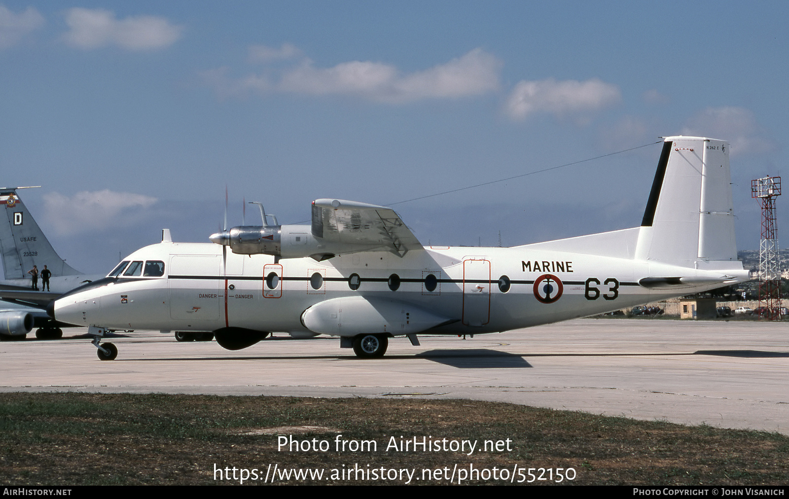 Aircraft Photo of 63 | Aerospatiale N-262E | France - Navy | AirHistory.net #552150