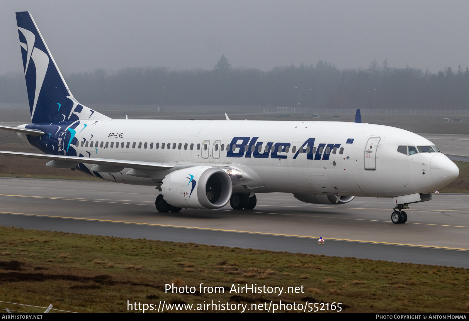 Aircraft Photo of SP-LVL | Boeing 737-8 Max 8 | Blue Air | AirHistory.net #552165