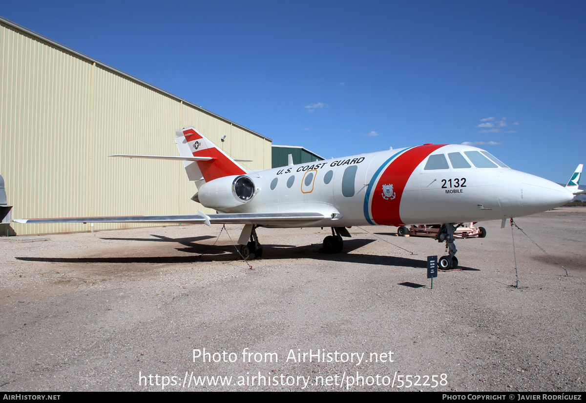 Aircraft Photo of 2132 | Dassault HU-25B Guardian (20G) | USA - Coast Guard | AirHistory.net #552258