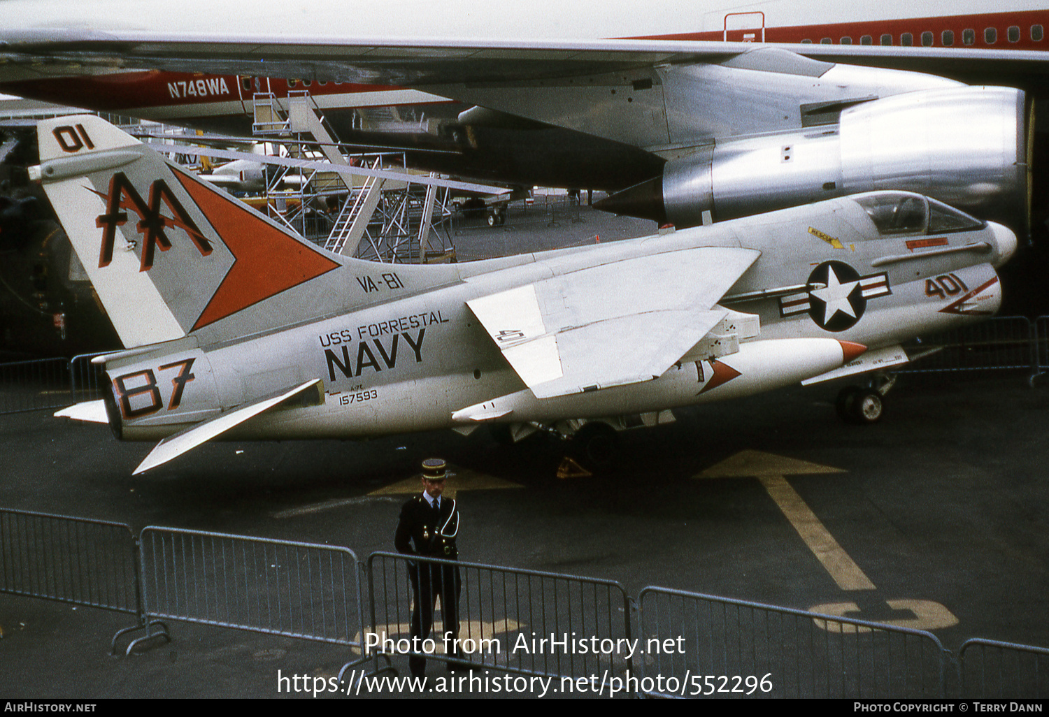 Aircraft Photo of 157593 | LTV A-7E Corsair II | USA - Navy | AirHistory.net #552296