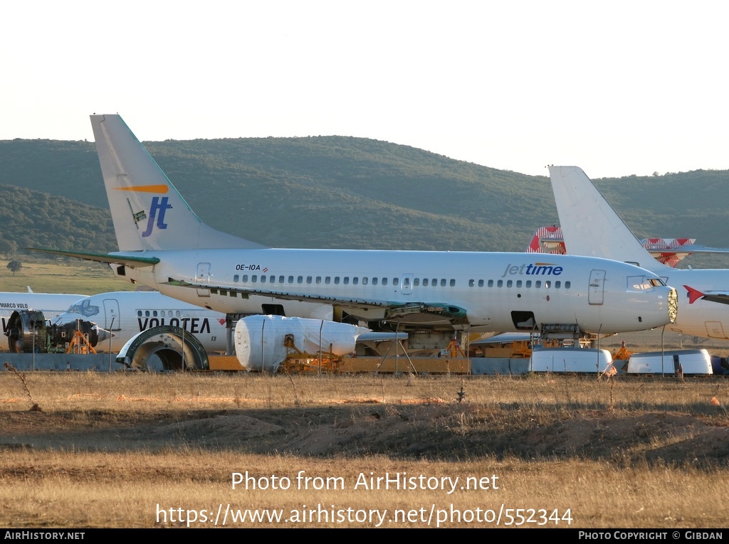 Aircraft Photo of OE-IOA | Boeing 737-7Q8 | Jettime | AirHistory.net #552344