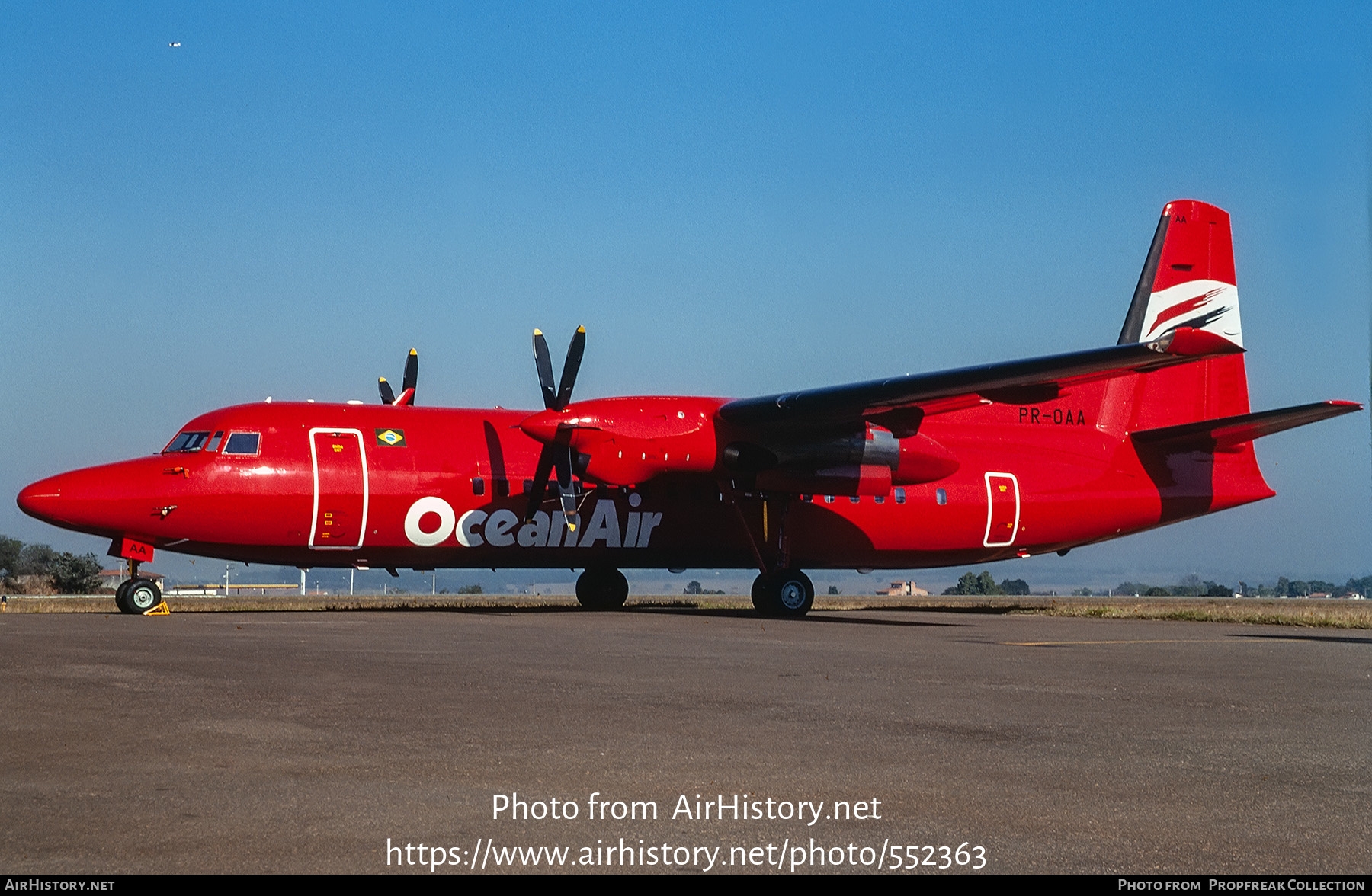 Aircraft Photo of PR-OAA | Fokker 50 | OceanAir Linhas Aéreas | AirHistory.net #552363