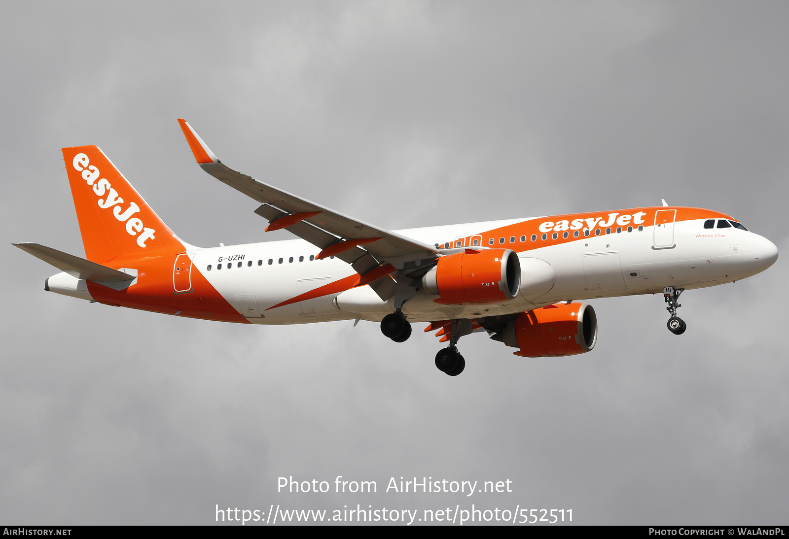 Aircraft Photo of G-UZHI | Airbus A320-251N | EasyJet | AirHistory.net #552511