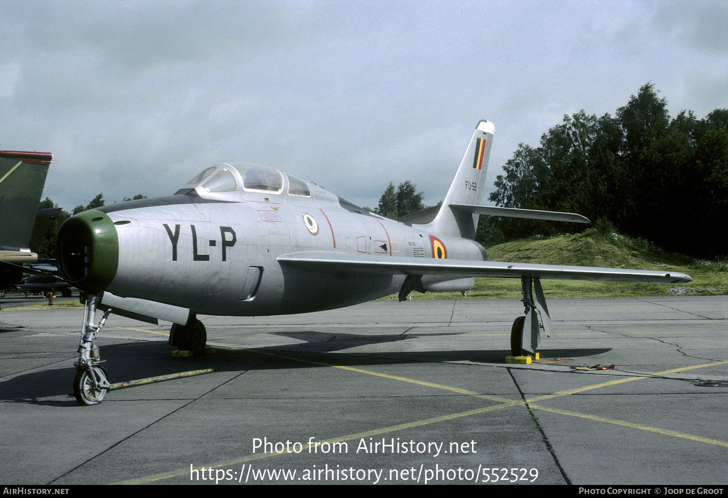 Aircraft Photo of FU-52 | Republic F-84F Thunderstreak | Belgium - Air Force | AirHistory.net #552529