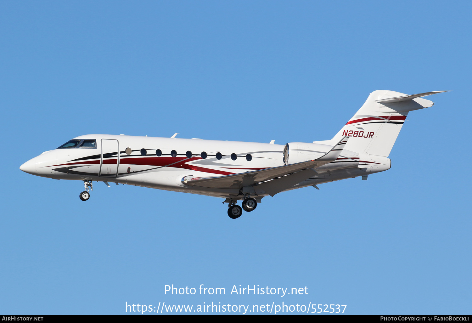 Aircraft Photo of N280JR | Gulfstream Aerospace G280 | AirHistory.net #552537