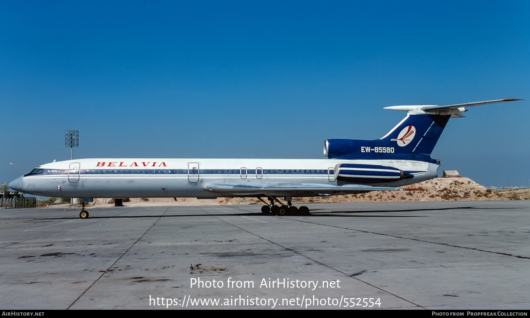 Aircraft Photo of EW-85580 | Tupolev Tu-154B-2 | Belavia | AirHistory.net #552554