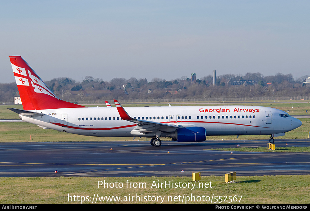 Aircraft Photo of 4L-TGC | Boeing 737-8FH | Georgian Airways | AirHistory.net #552567