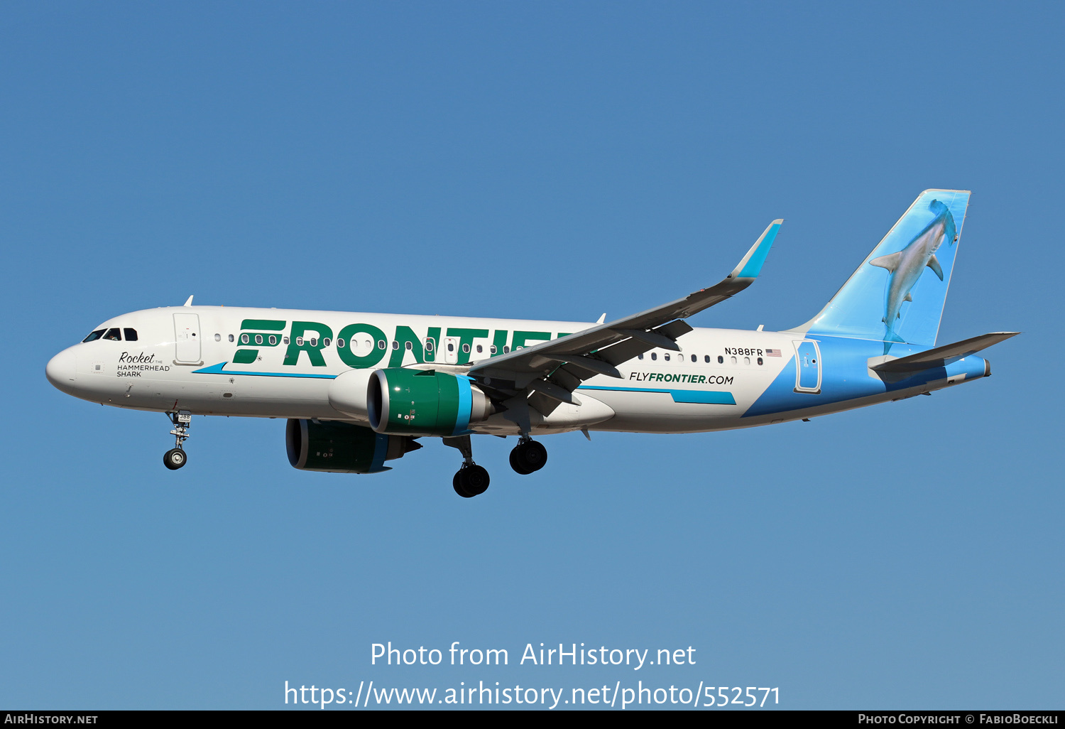 Aircraft Photo of N388FR | Airbus A320-251N | Frontier Airlines | AirHistory.net #552571