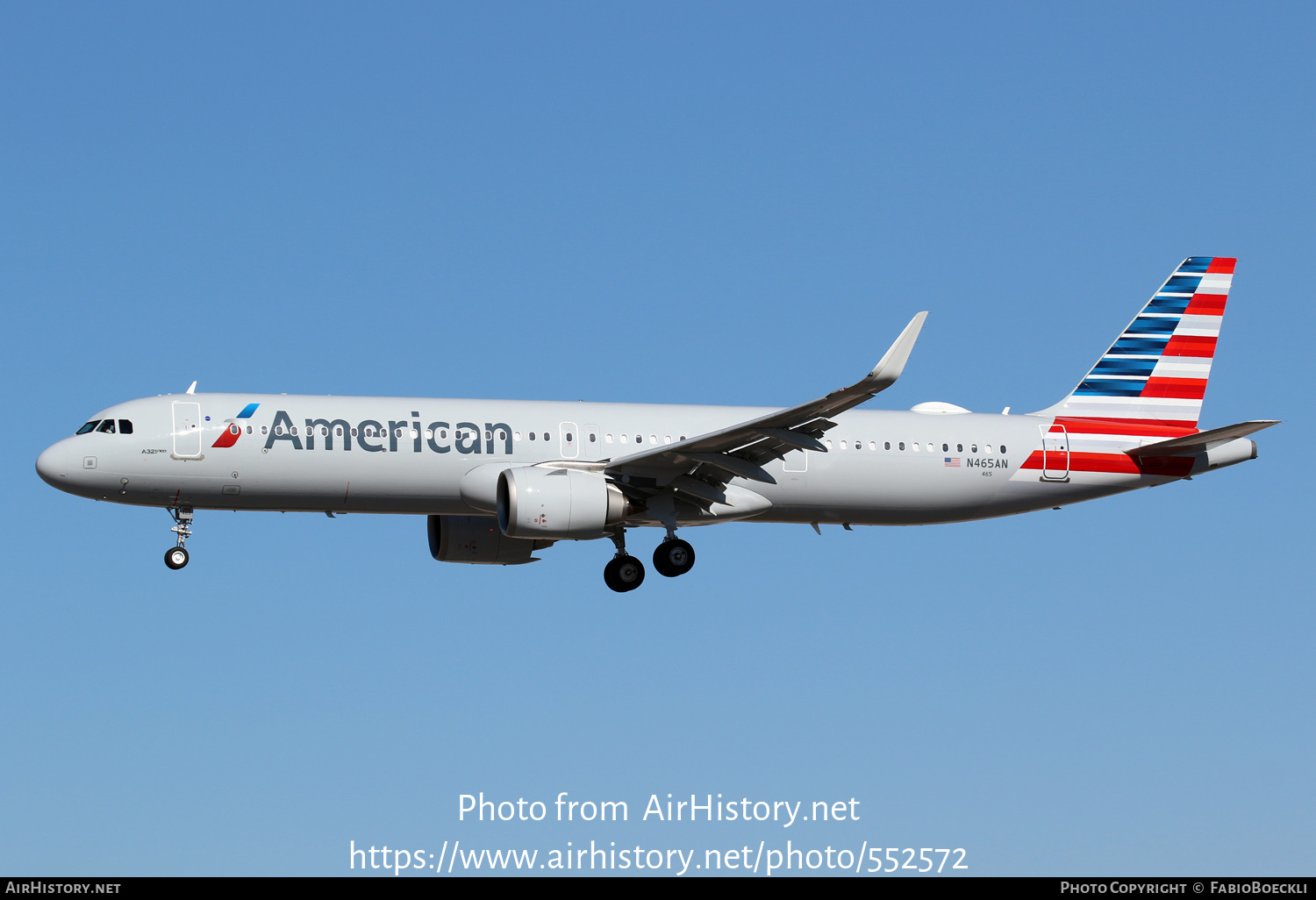 Aircraft Photo of N465AN | Airbus A321-253NX | American Airlines | AirHistory.net #552572