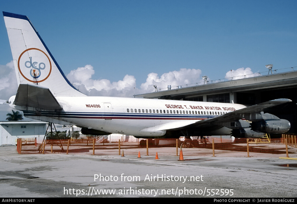 Aircraft Photo of N64696 | Boeing 720-022 | George T. Baker Aviation School | AirHistory.net #552595