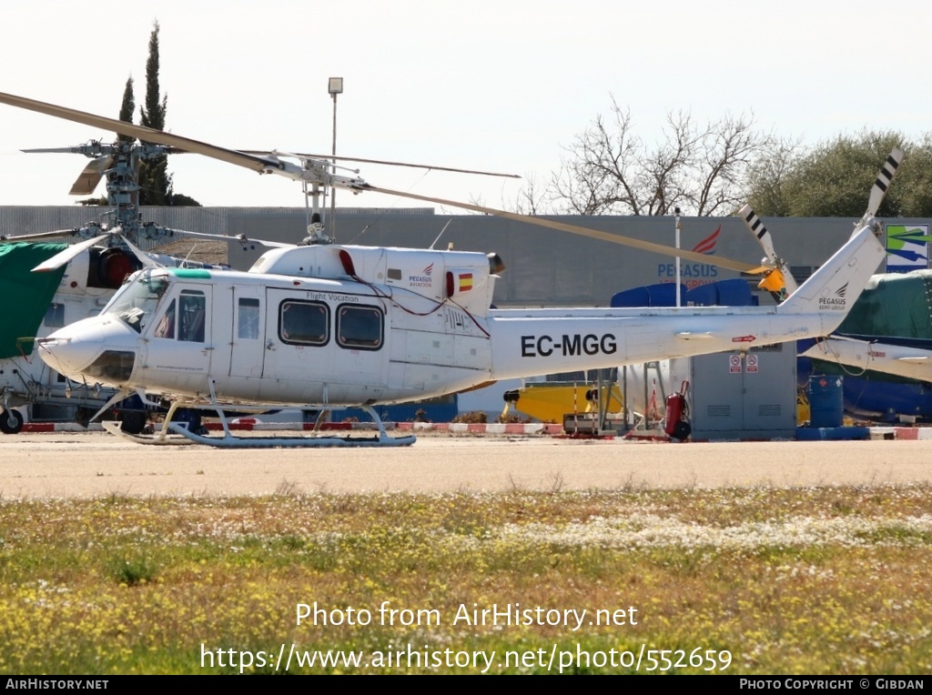 Aircraft Photo of EC-MGG | Bell 212 Twin Two-Twelve | Pegasus Aviación | AirHistory.net #552659