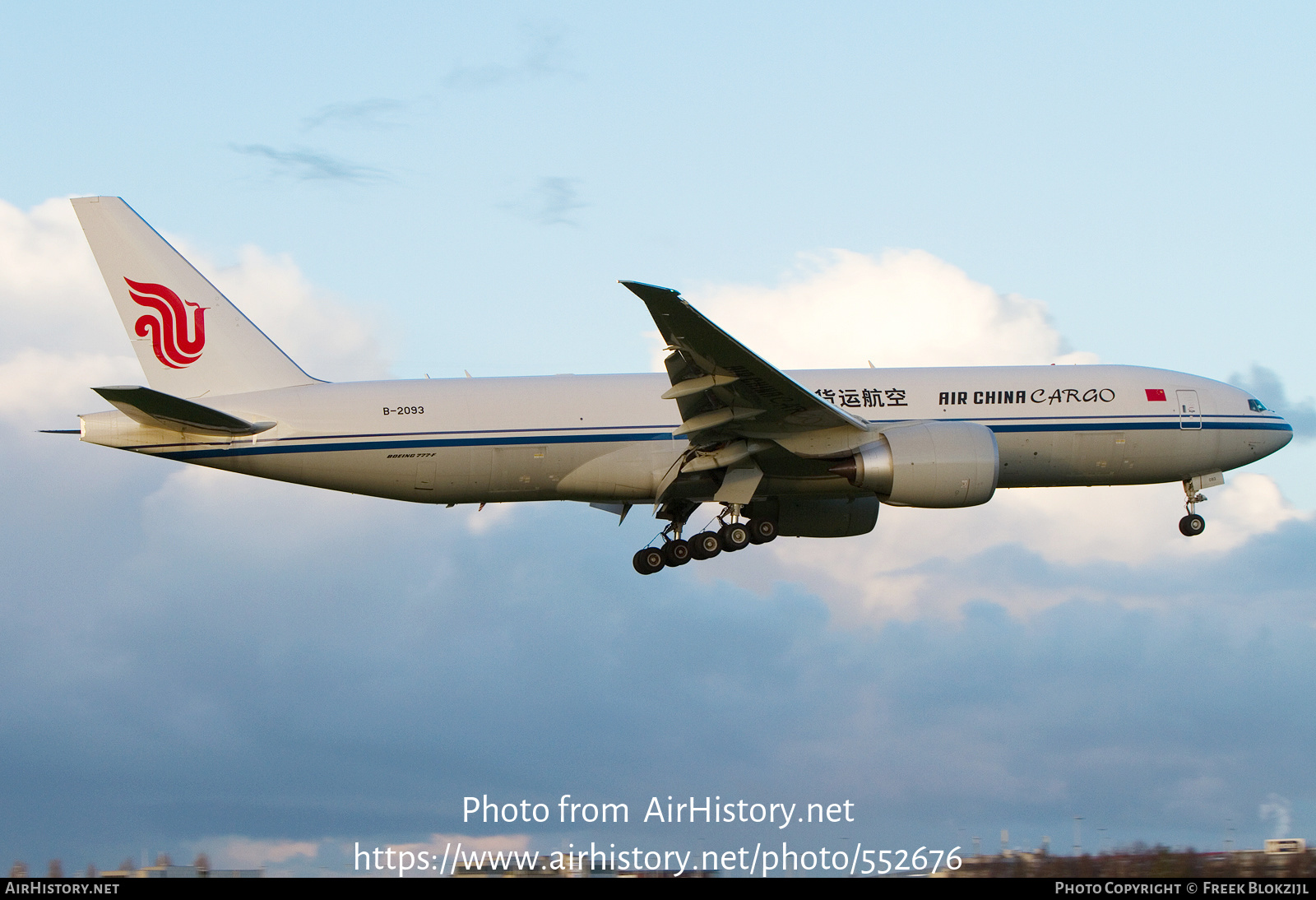 Aircraft Photo of B-2093 | Boeing 777-FFT | Air China Cargo | AirHistory.net #552676