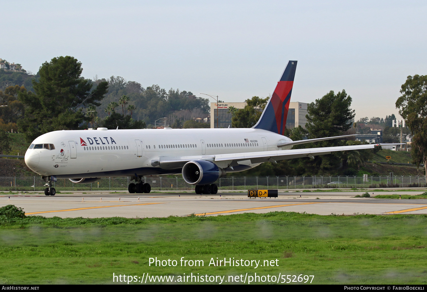 Aircraft Photo of N842MH | Boeing 767-432/ER | Delta Air Lines | AirHistory.net #552697