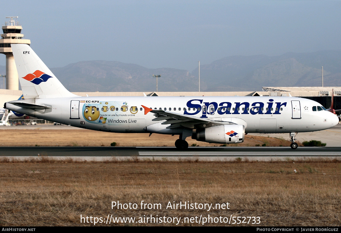 Aircraft Photo of EC-KPX | Airbus A320-232 | Spanair | AirHistory.net #552733