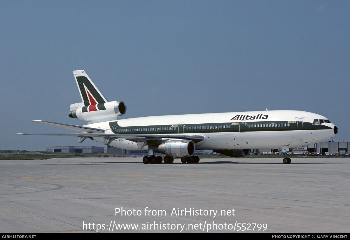 Aircraft Photo of I-DYNC | McDonnell Douglas DC-10-30 | Alitalia