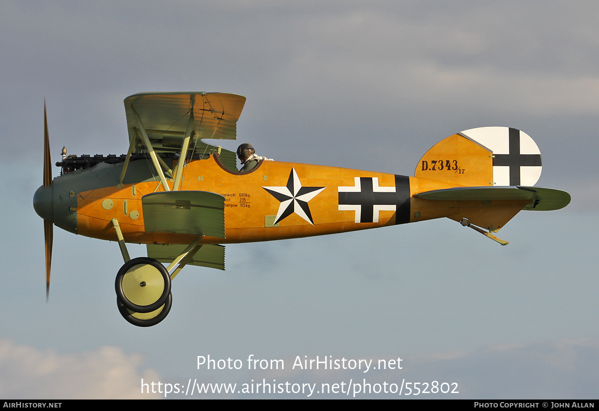 Aircraft Photo of ZK-TVD / D.7374/17 | Albatros D-Va (Replica) | Germany - Air Force | AirHistory.net #552802