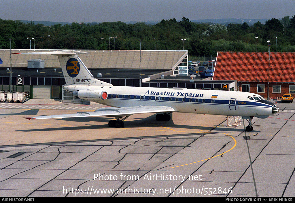 Aircraft Photo of UR-65757 | Tupolev Tu-134A-3 | Air Ukraine | AirHistory.net #552846