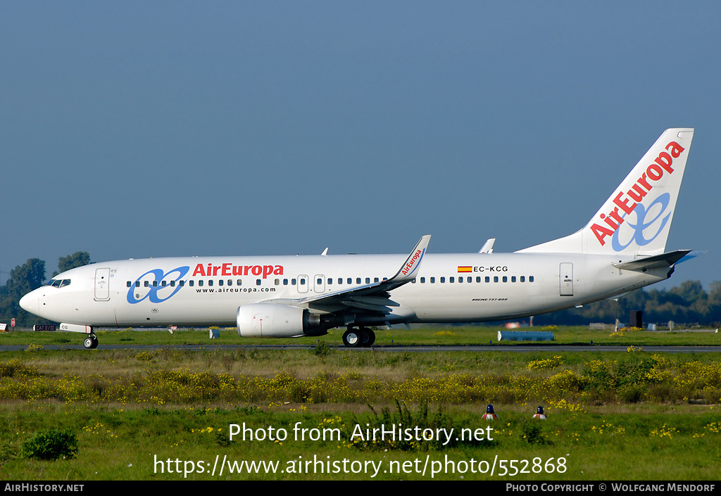 Aircraft Photo of EC-KCG | Boeing 737-85P | Air Europa | AirHistory.net #552868