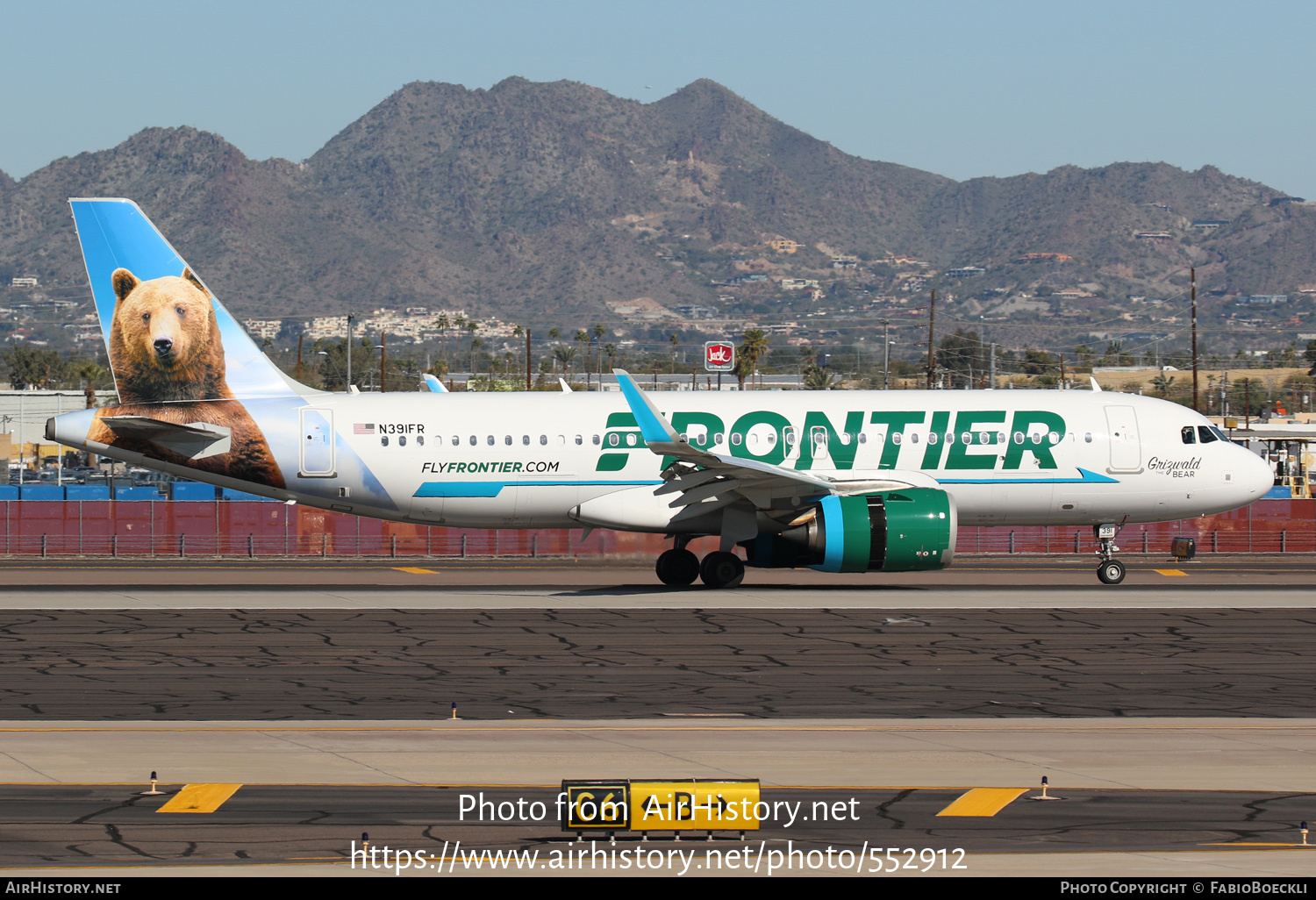 Aircraft Photo of N391FR | Airbus A320-251N | Frontier Airlines | AirHistory.net #552912