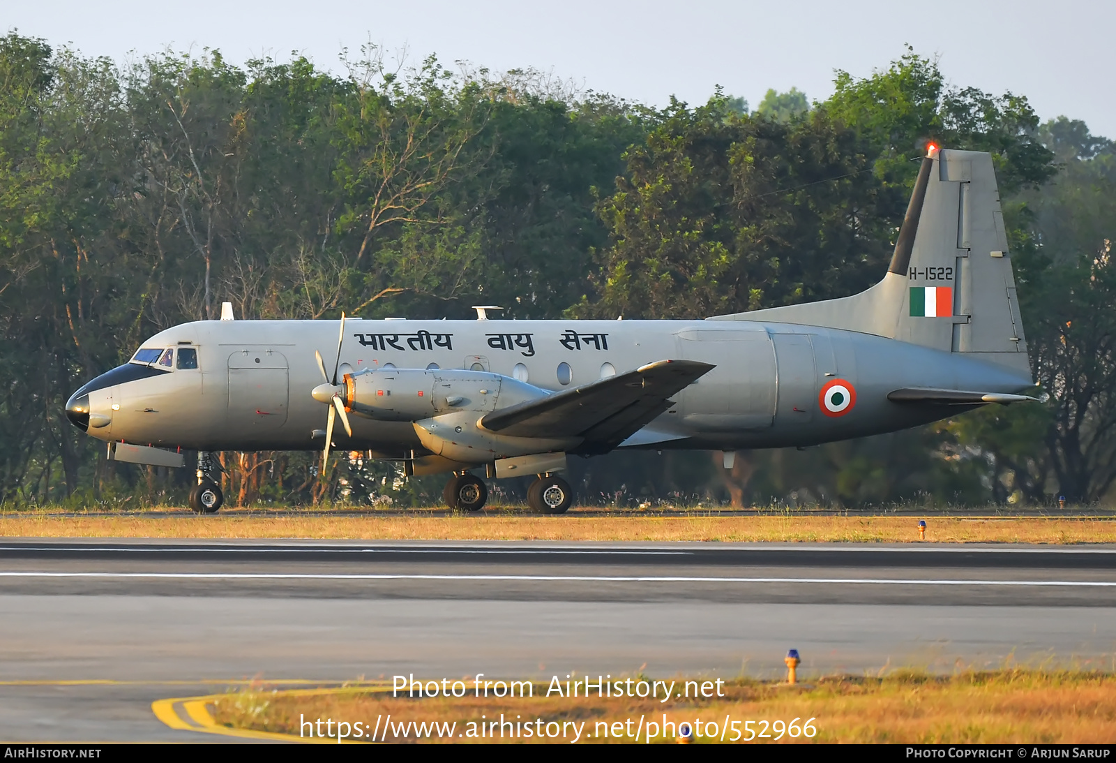 Aircraft Photo of H-1522 | Hindustan HAL-748 Srs2/247 | India - Air Force | AirHistory.net #552966