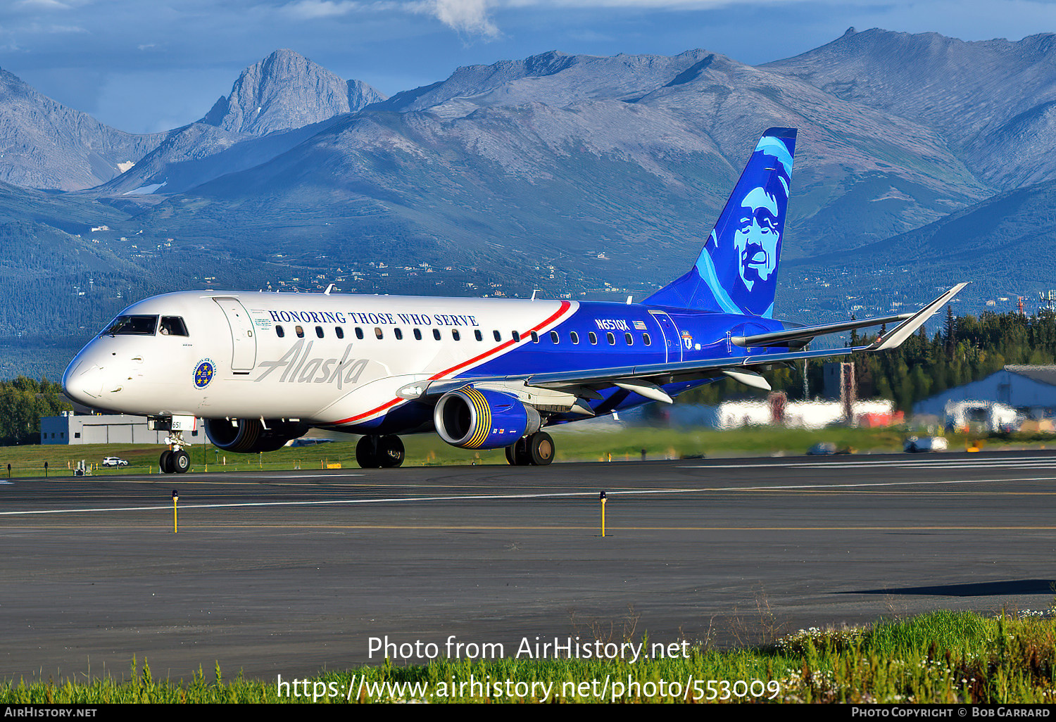 Aircraft Photo of N651QX | Embraer 175LR (ERJ-170-200LR) | Alaska Airlines | AirHistory.net #553009