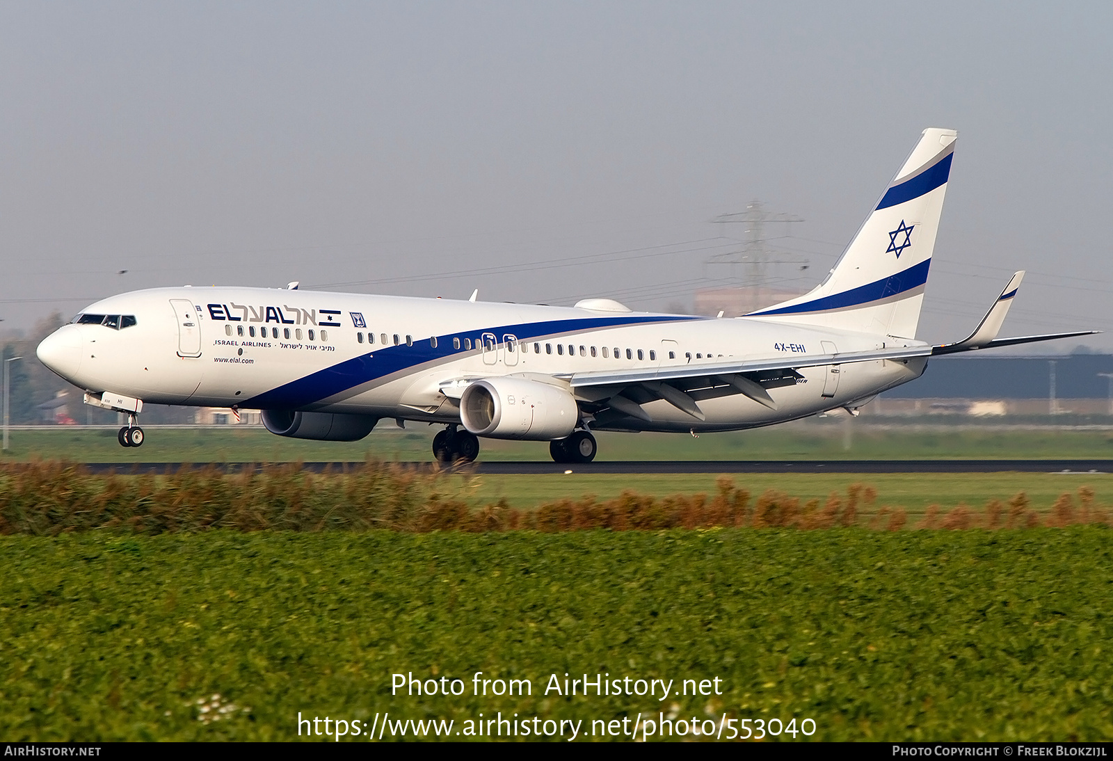 Aircraft Photo of 4X-EHI | Boeing 737-958/ER | El Al Israel Airlines | AirHistory.net #553040