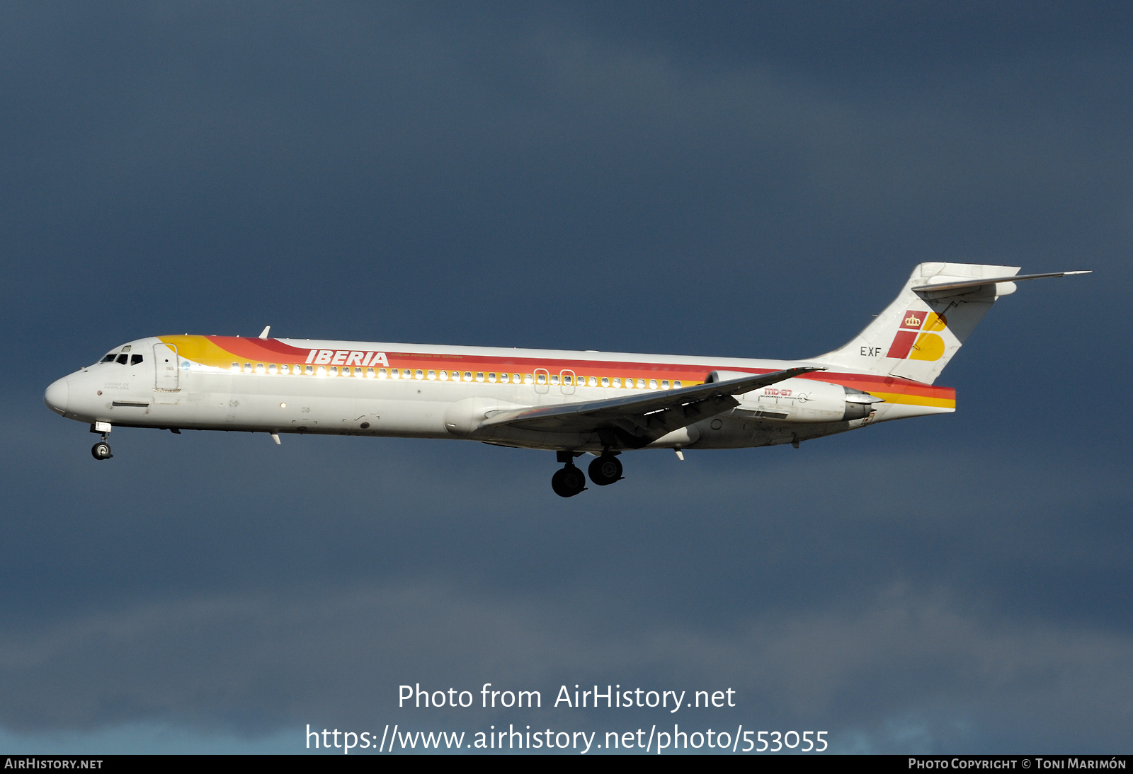 Aircraft Photo of EC-EXF | McDonnell Douglas MD-87 (DC-9-87) | Iberia | AirHistory.net #553055