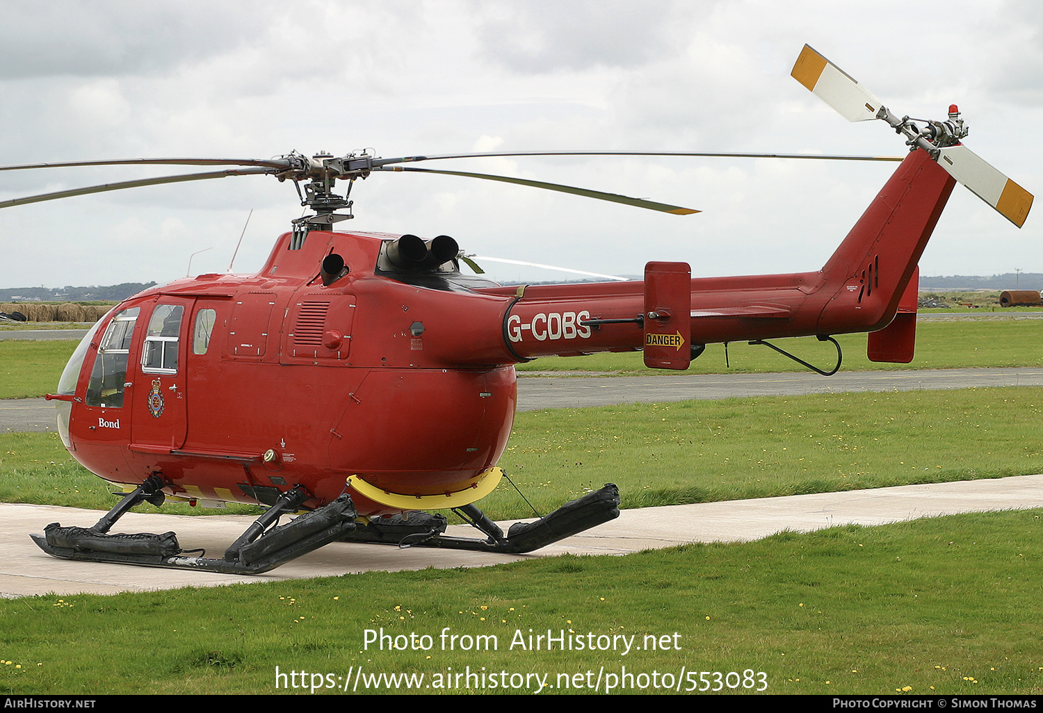 Aircraft Photo of G-CDBS | MBB BO-105DBS-4 | Bond Air Services | AirHistory.net #553083