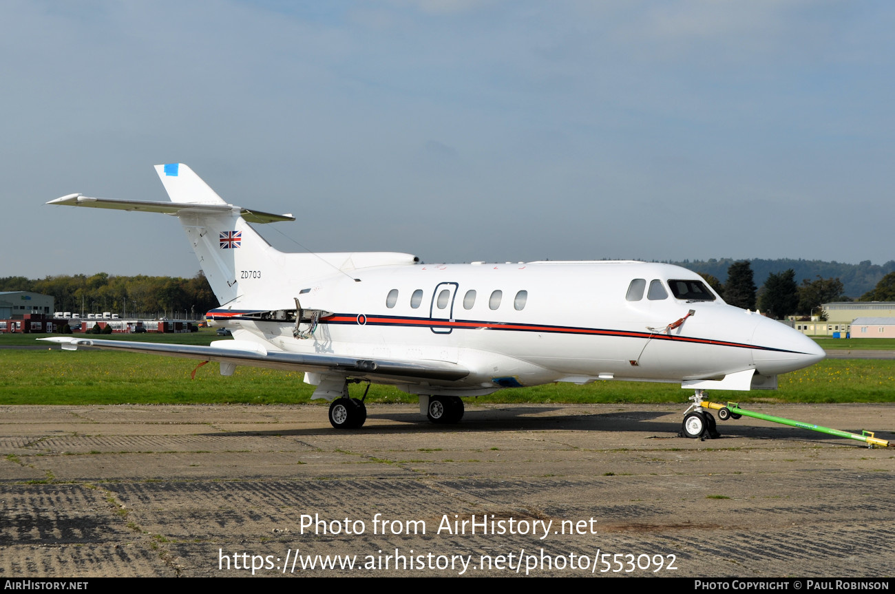 Aircraft Photo of ZD703 | British Aerospace HS-125 CC3 (HS-125-700B) | UK - Air Force | AirHistory.net #553092