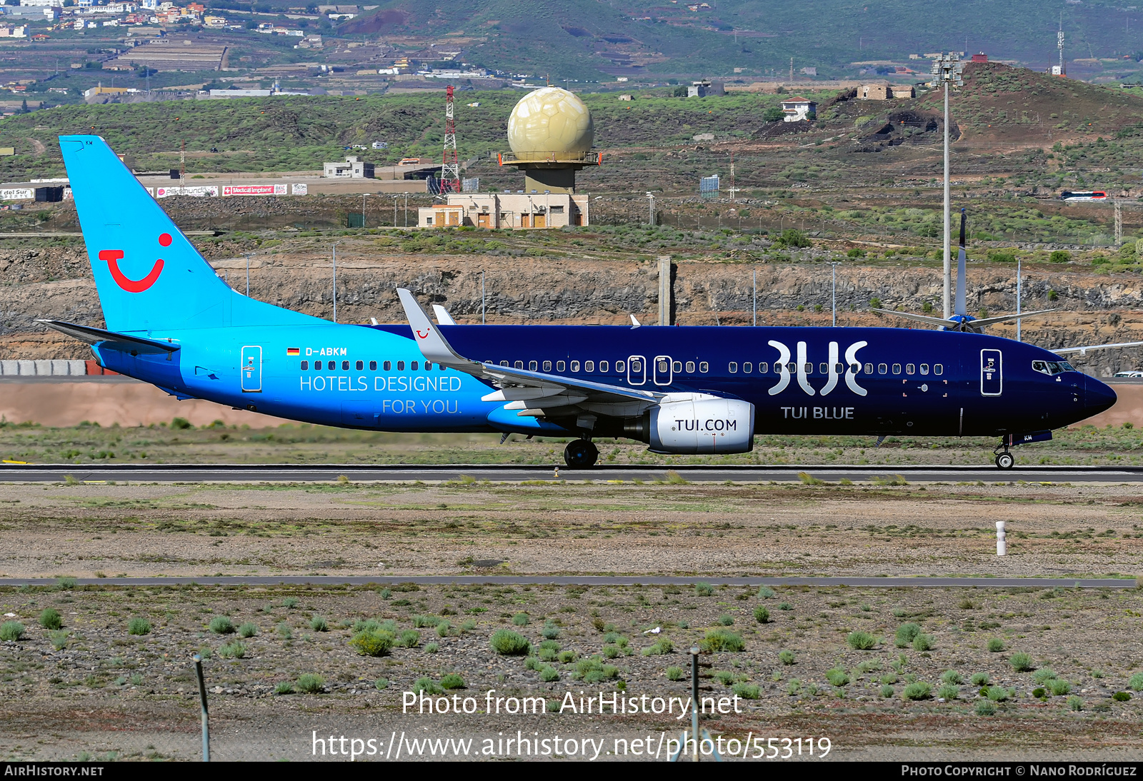 Aircraft Photo of D-ABKM | Boeing 737-86J | TUI | AirHistory.net #553119