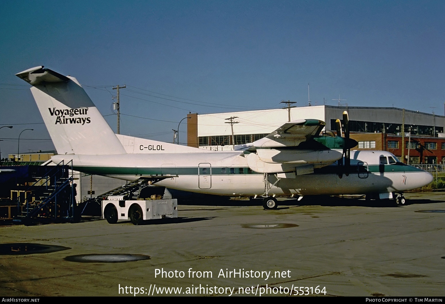 Aircraft Photo of C-GLOL | De Havilland Canada DHC-7-102 Dash 7 | Voyageur Airways | AirHistory.net #553164