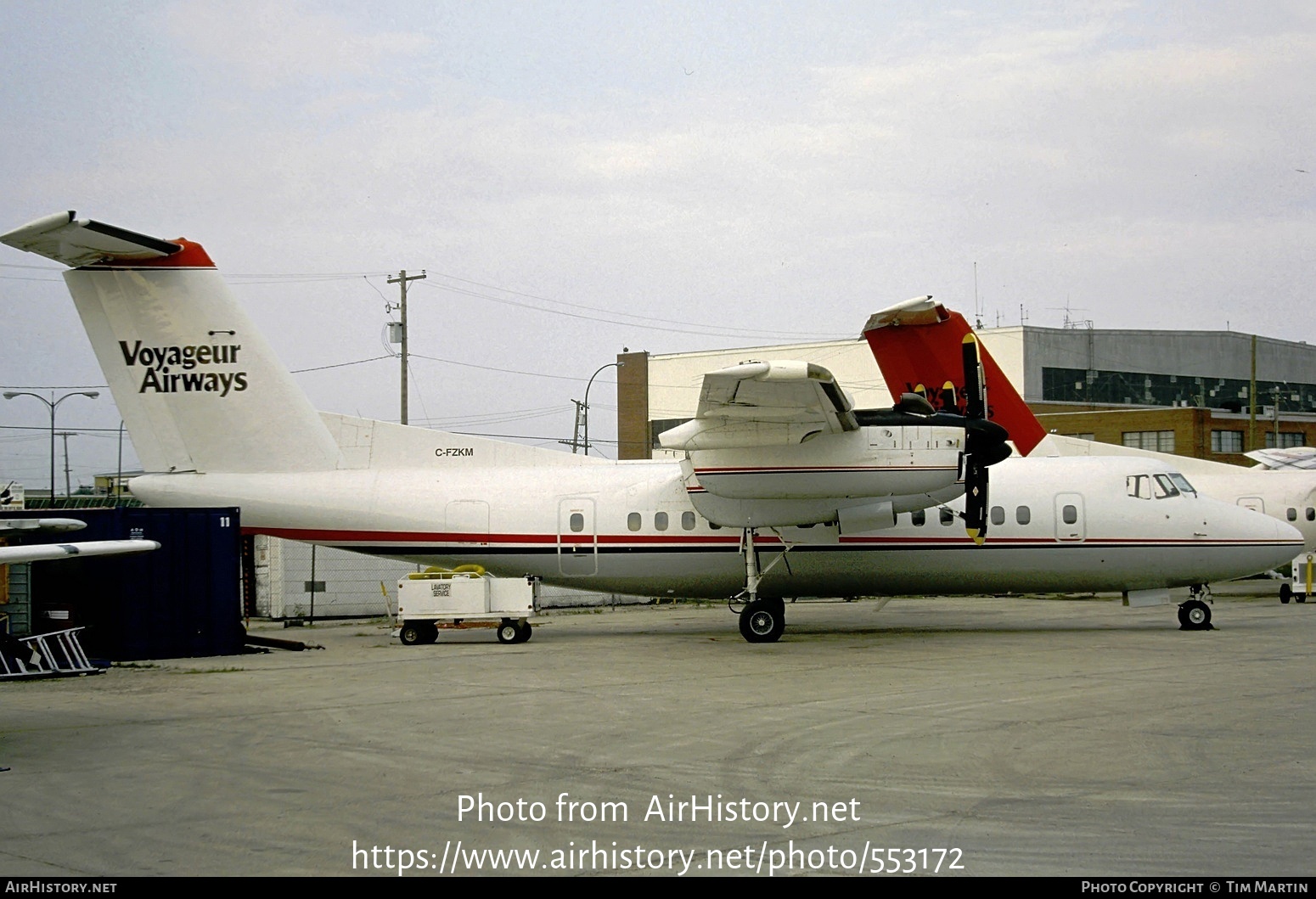 Aircraft Photo of C-FZKM | De Havilland Canada DHC-7-102 Dash 7 | Voyageur Airways | AirHistory.net #553172