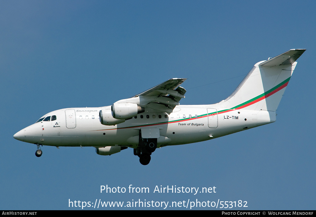 Aircraft Photo of LZ-TIM | British Aerospace Avro 146-RJ70 | Bulgaria Air | AirHistory.net #553182