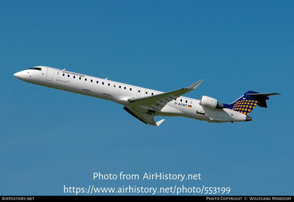 Aircraft Photo of D-ACNT | Bombardier CRJ-900ER NG (CL-600-2D24) | Eurowings | AirHistory.net #553199