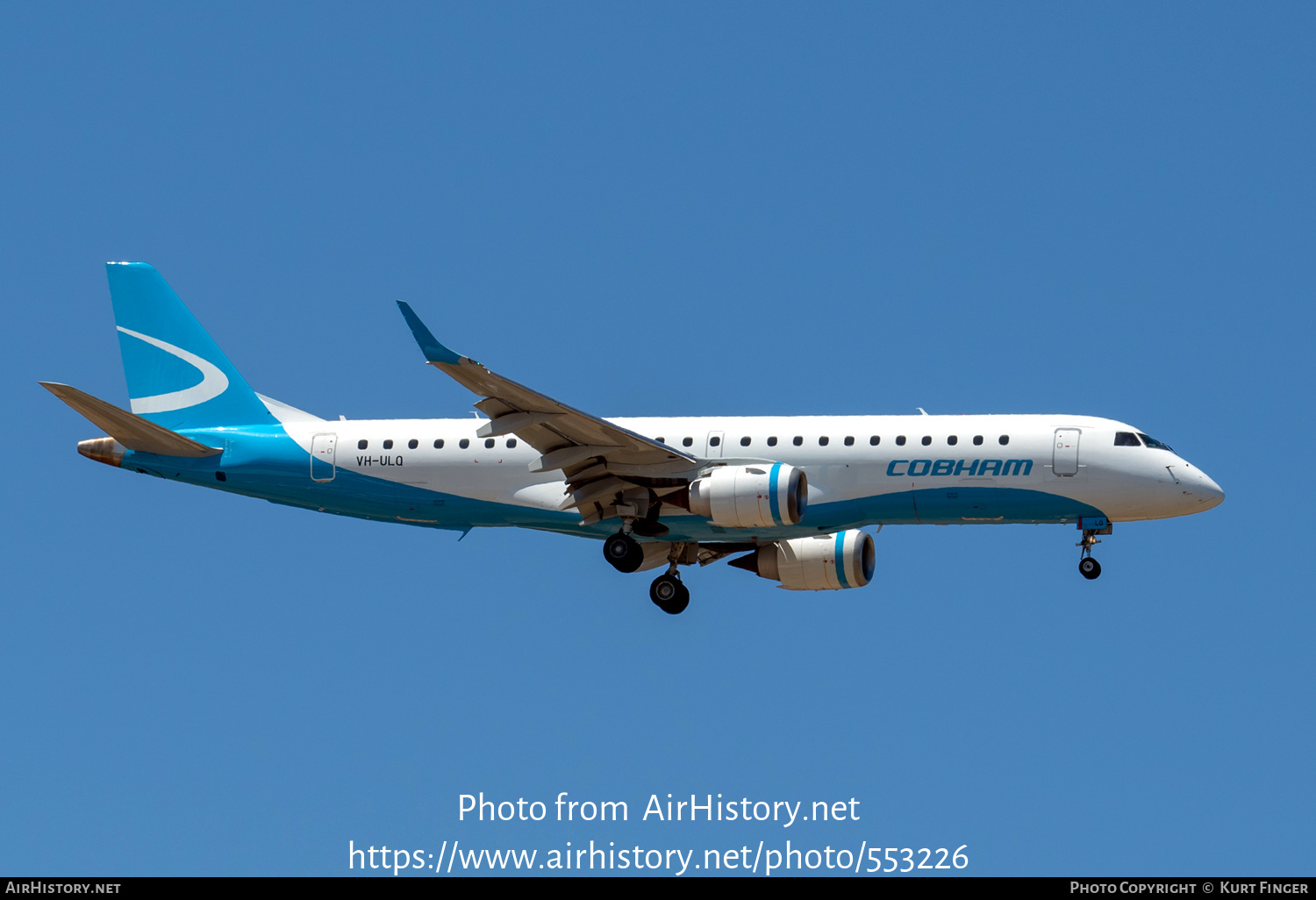 Aircraft Photo of VH-ULQ | Embraer 190AR (ERJ-190-100IGW) | AirHistory.net #553226