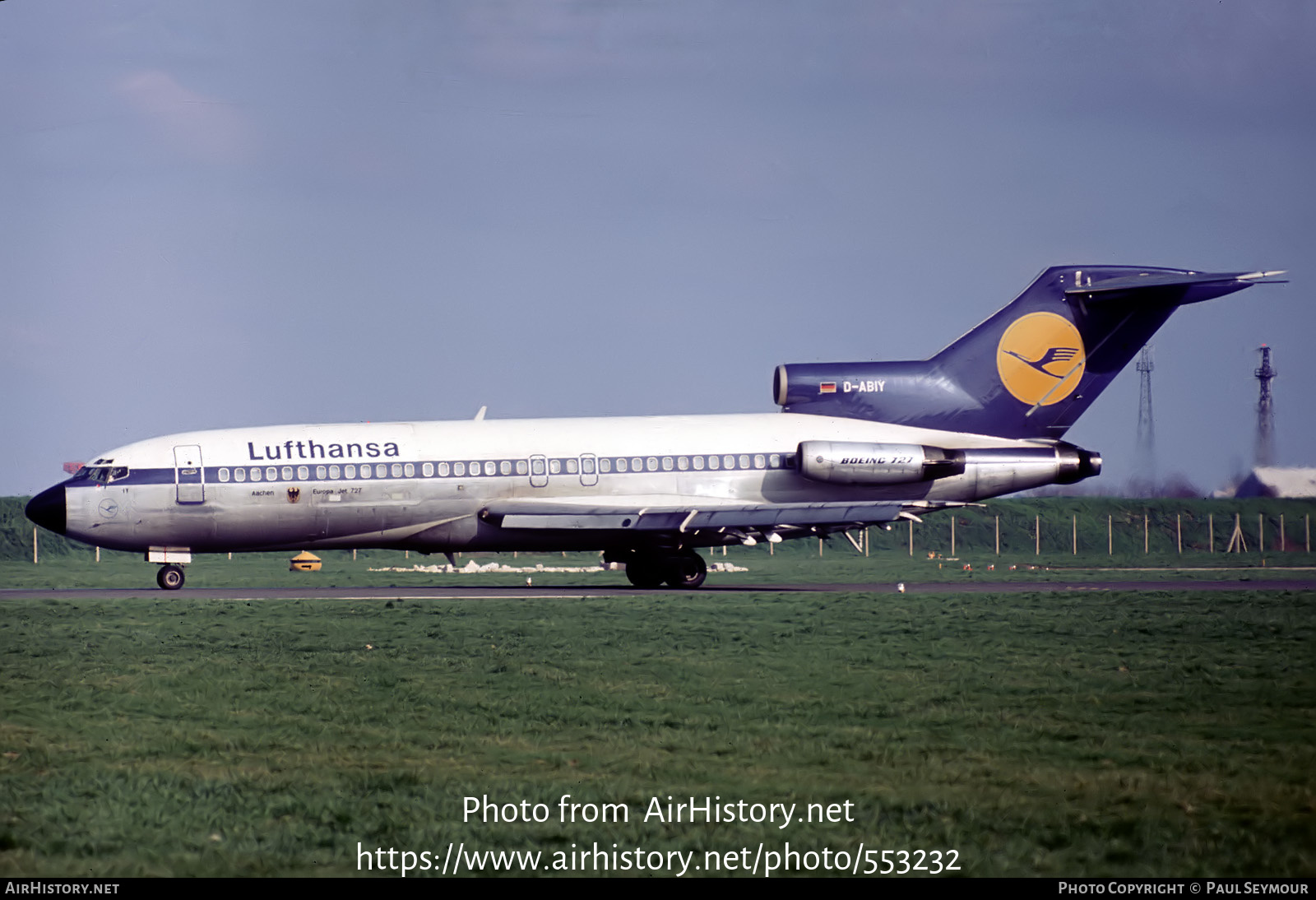 Aircraft Photo of D-ABIY | Boeing 727-30C | Lufthansa | AirHistory.net #553232