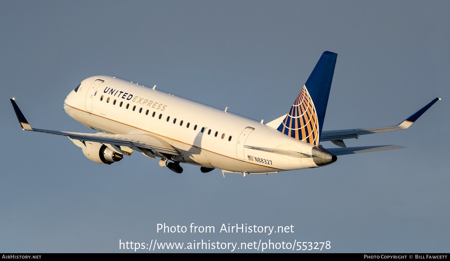 Aircraft Photo of N88327 | Embraer 175LR (ERJ-170-200LR) | United Express | AirHistory.net #553278