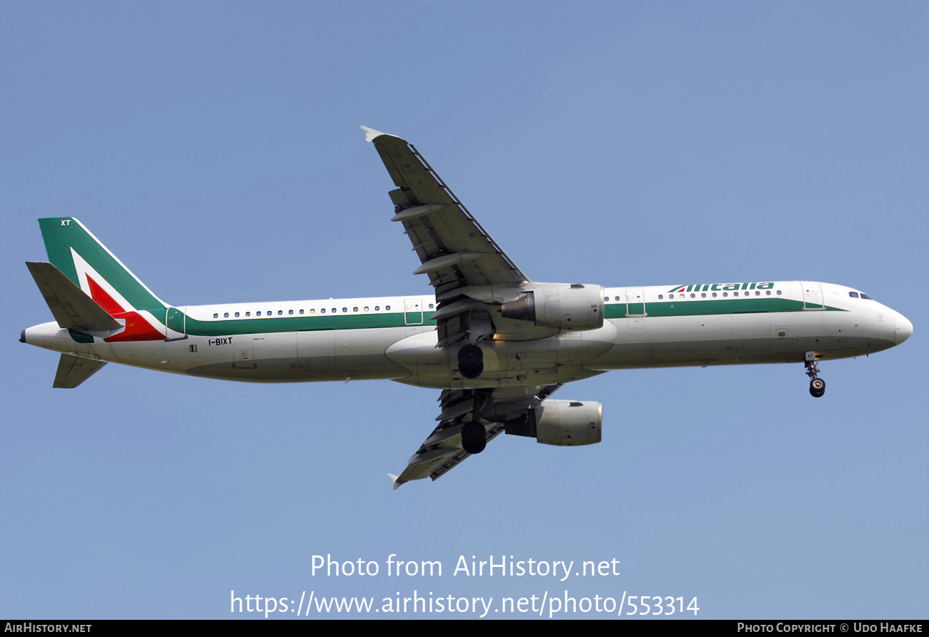 Aircraft Photo of I-BIXT | Airbus A321-112 | Alitalia | AirHistory.net #553314